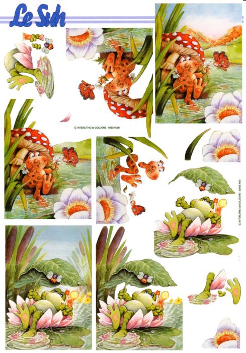 3D Bogen Froschteich