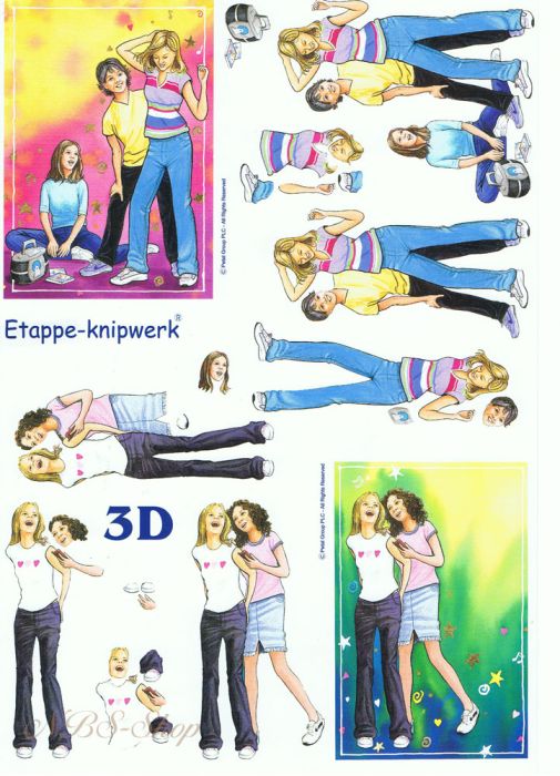 3D Bogen Freundinnen