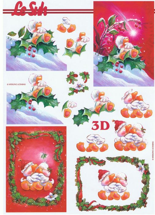 3D Bogen Winter-Ente 2