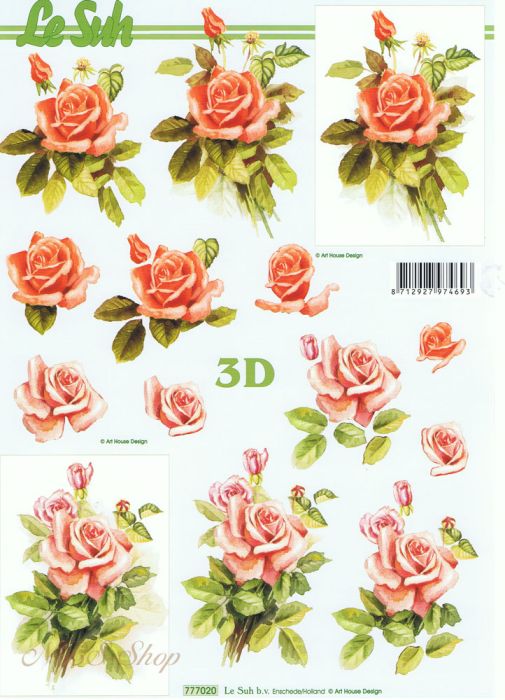 3D Bogen Rosen 1