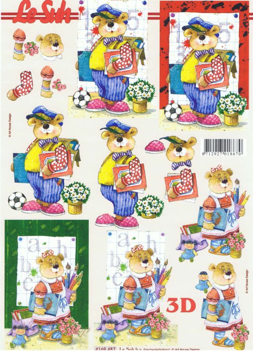 3D Bogen Einschulung