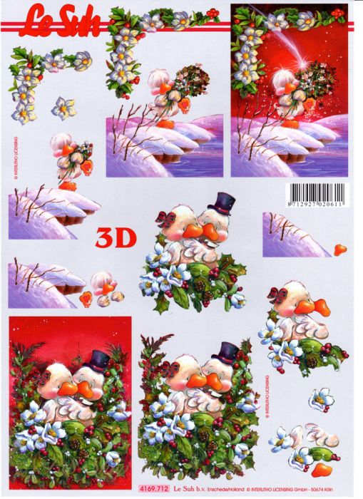 3D Bogen Winter-Ente 4