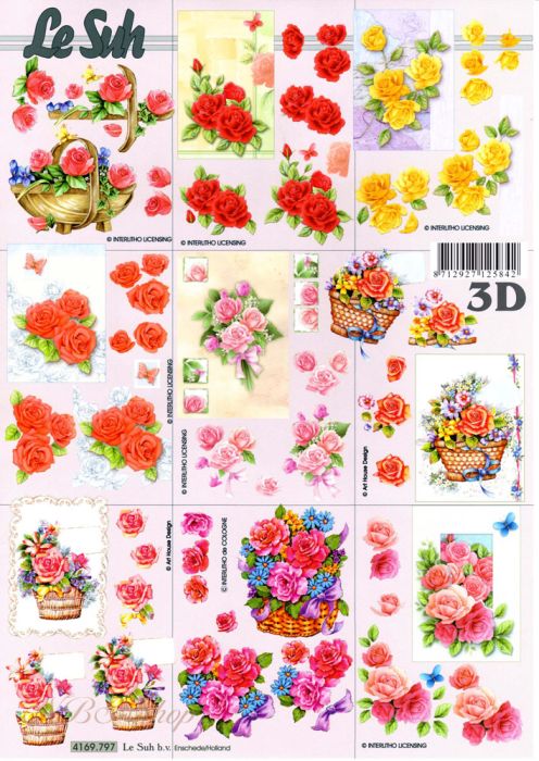 3D Bogen Rosen Minis 1