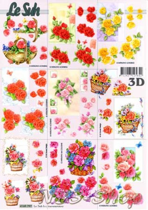 3D Bogen Rosen Minis 1