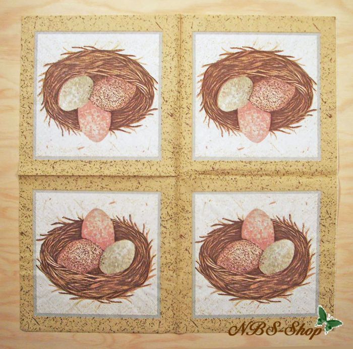 Motivserviette - Nest