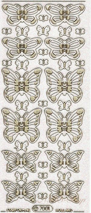 Sticker-Glitter-Schmetterlinge