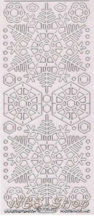 Sticker-Glitter-Schneeflocken