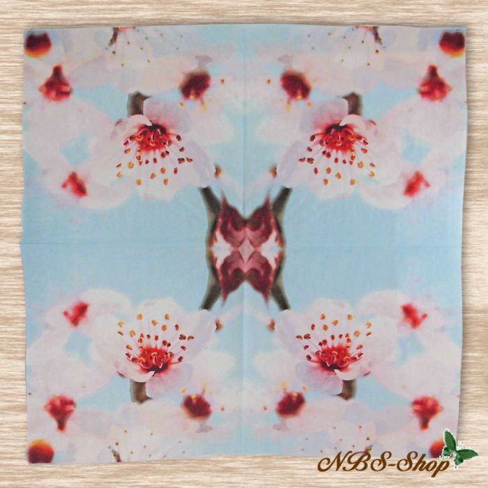 Motivserviette - Baumblüte