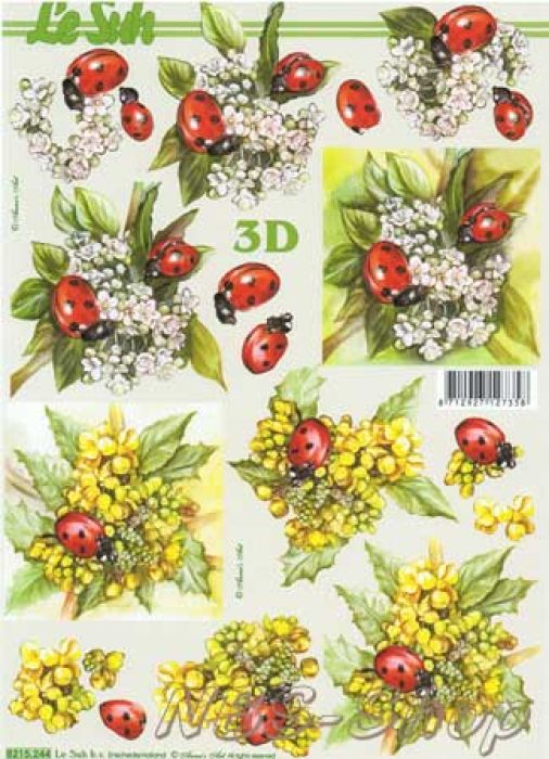 3D Bogen Marienkäfer