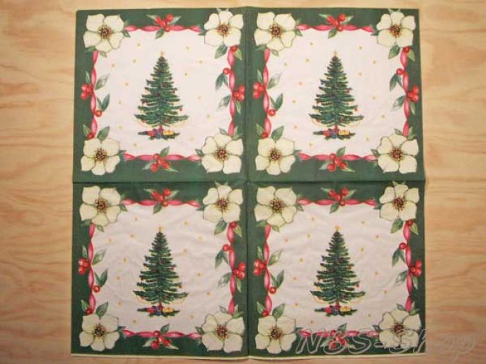 Motivserviette - Tannenbaum