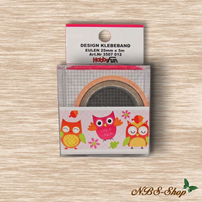 Klebeband "Eulen"