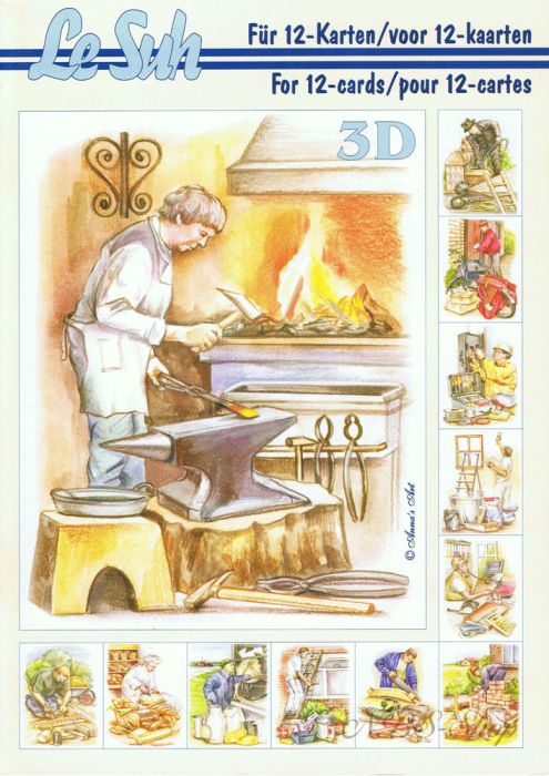 3D Buch DIN A5 Berufe