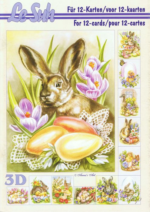 3D Buch DIN A5 Ostermotive