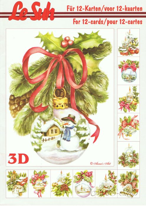 3D Buch DIN A5 Weihnachtsbaumschmuck