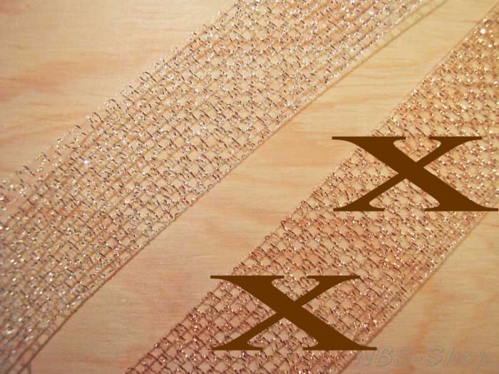 Zierband Gitter / Tüll