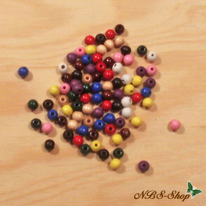 Holz-Perlen 6mm