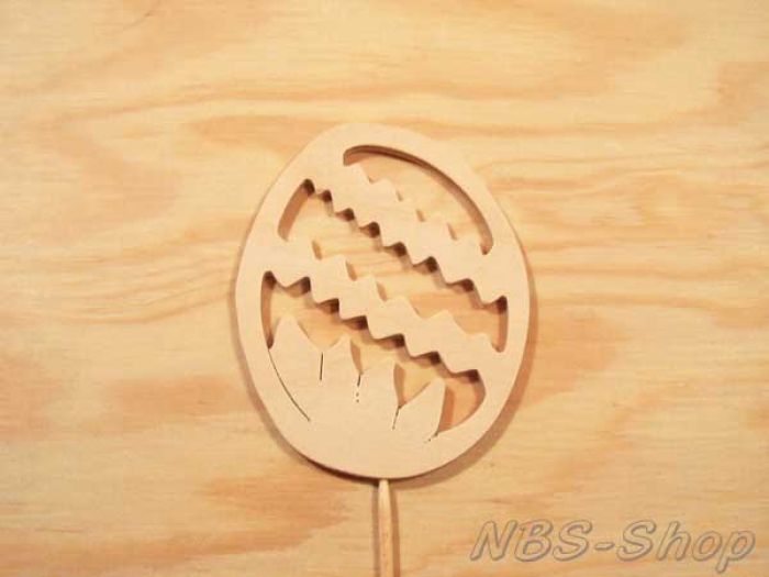 Holzbildchen auf einem Stab