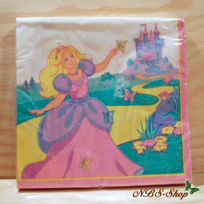 Papier-Servietten Prinzessin