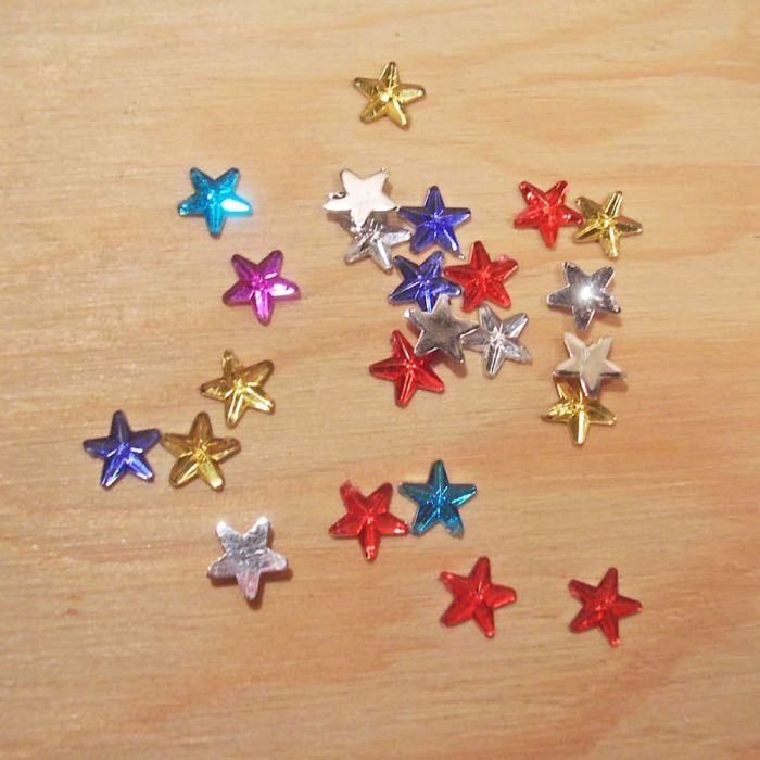 Schmucksteine Sterne