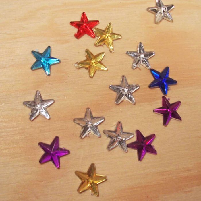 Schmucksteine Sterne