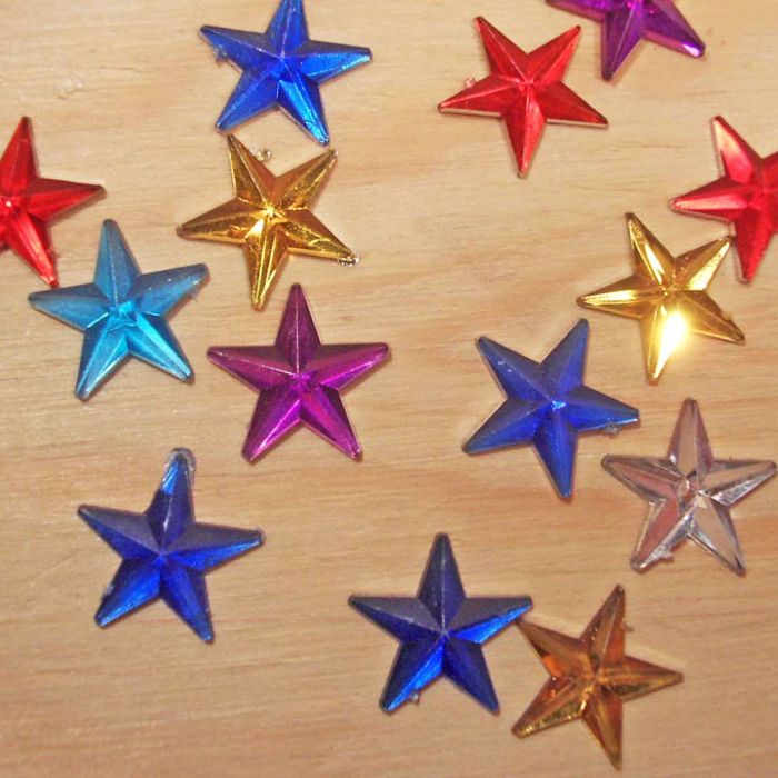 Schmucksteine Sterne