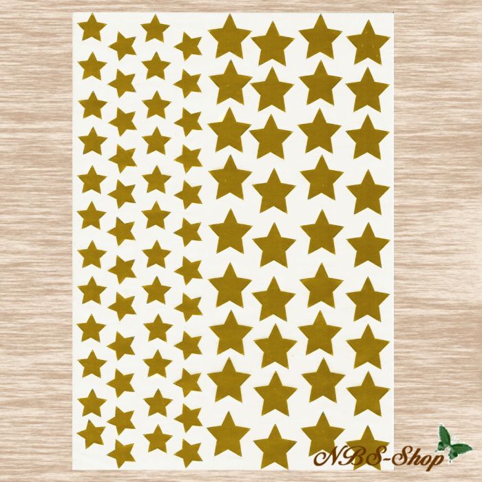 sticker goldene sterne