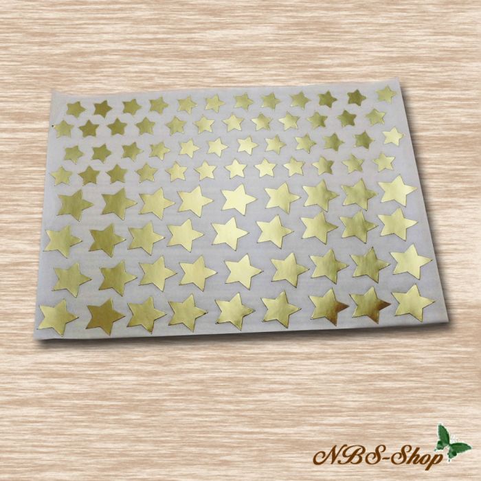 sticker goldene sterne