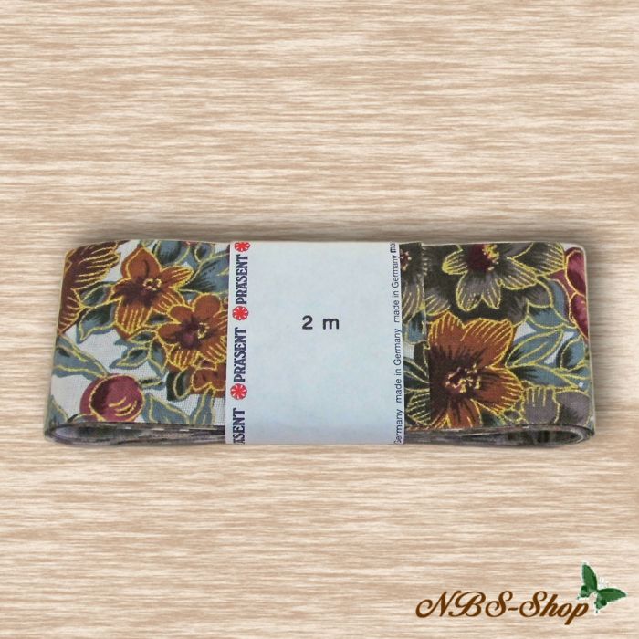 Stoffband mit Goldkontur