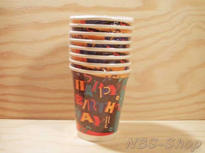 Becher Happy Birthday