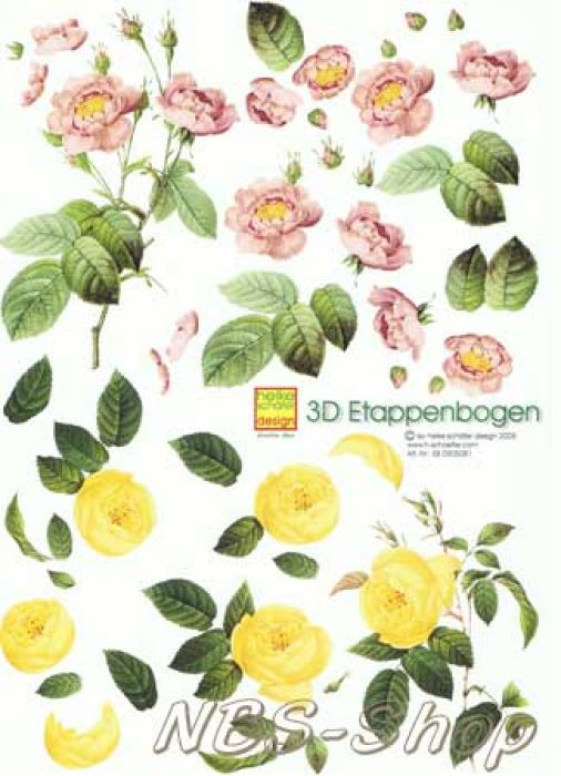 3D Bogen Blumen 2