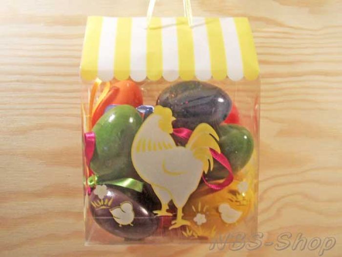 Kunststoff Eier in der Plastikbox
