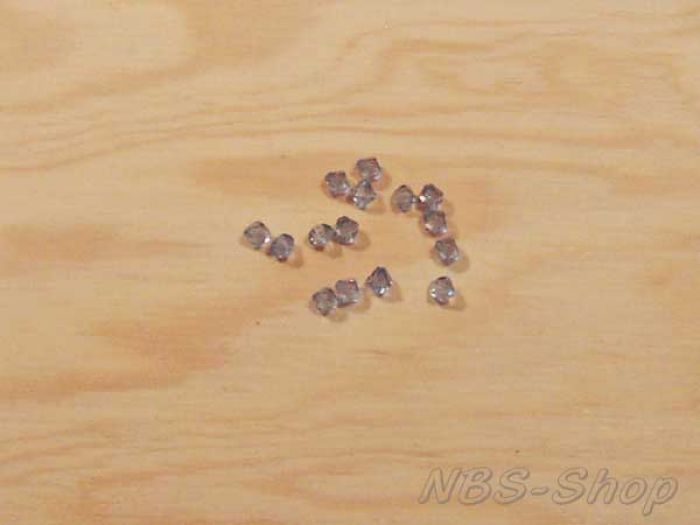 Acryl - Facette Perlen spitz 4,5mm