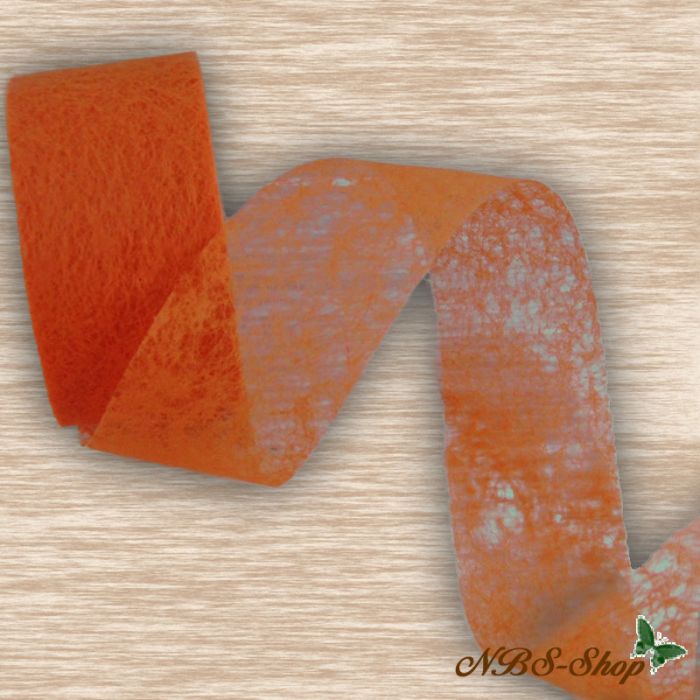 Faser-Vlies-Band orange