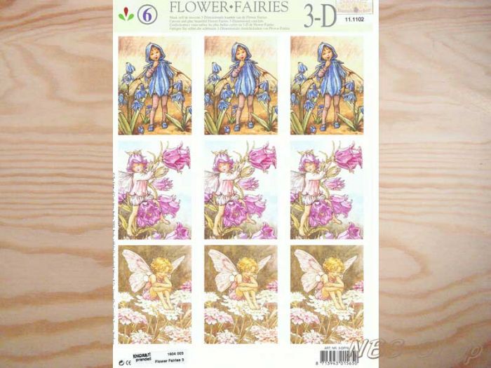 3D Bogen Flower-Fairies 6