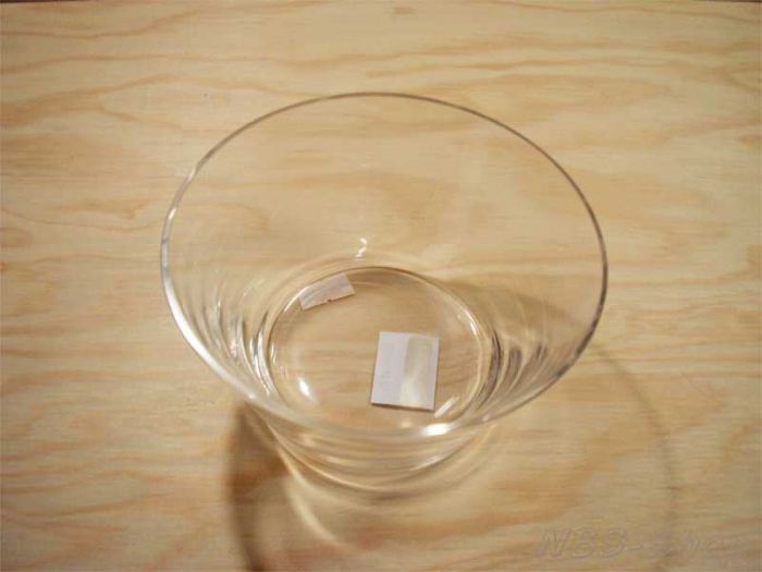 Glasschale