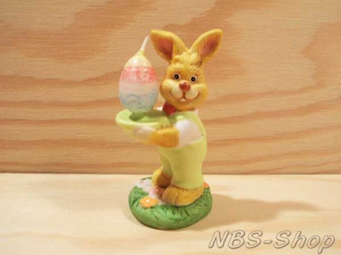 Hase mit Mini - Eikerze