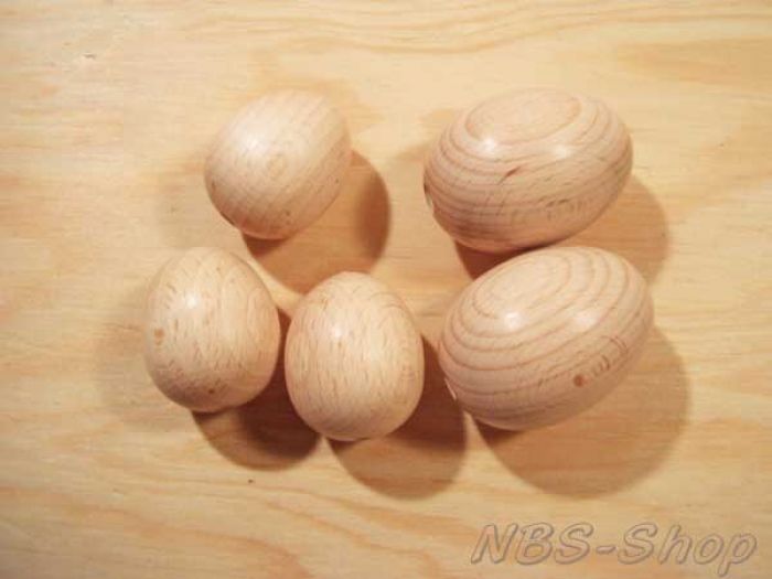 Holz Eier, 40mm