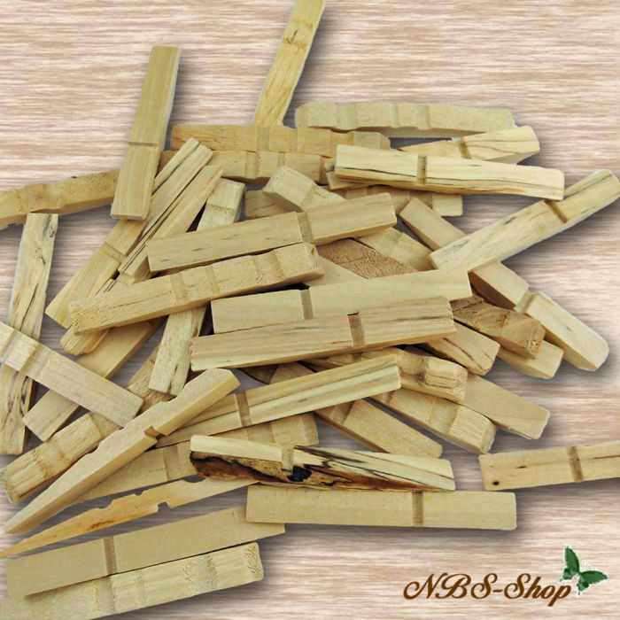 Holz - Wäscheklammerhälften