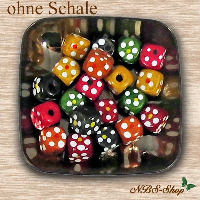 Design-Holzperlen Würfel