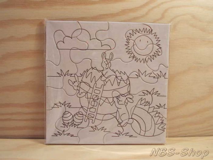 Ausmal-Puzzle "Ostern"