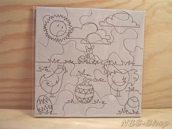Ausmal-Puzzle "Ostern"