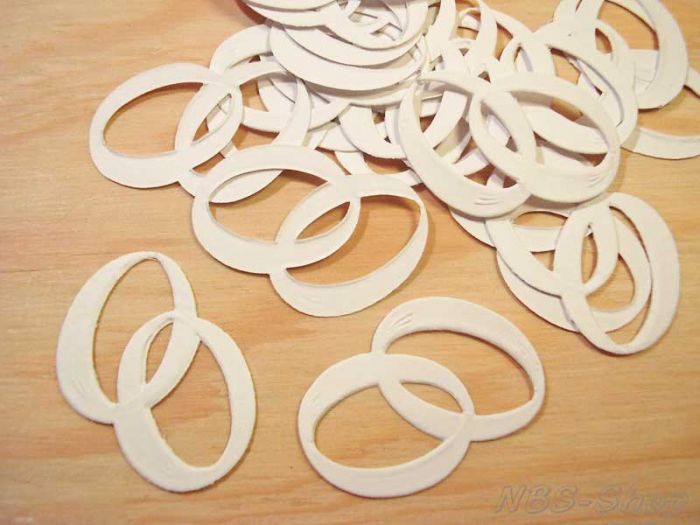 Streu-Ringe, geprägt
