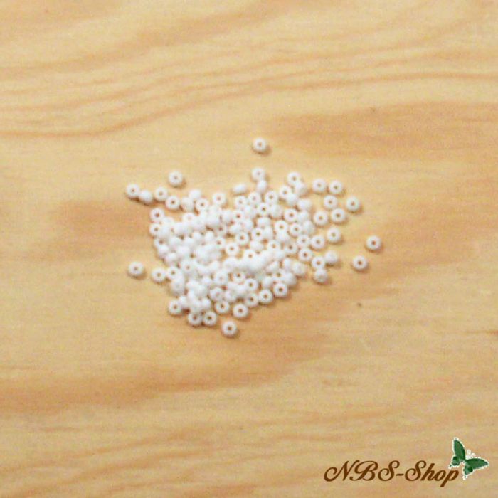 Rocailles / Indianerperlen opak weiß