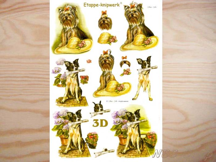 3D Bogen Schoßhunde