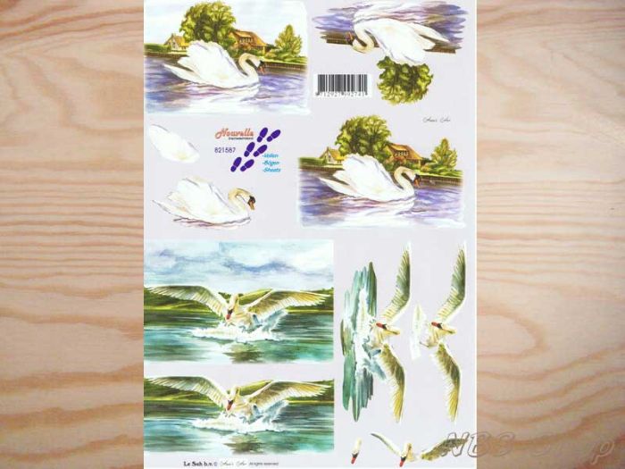 3D Bogen Schwan