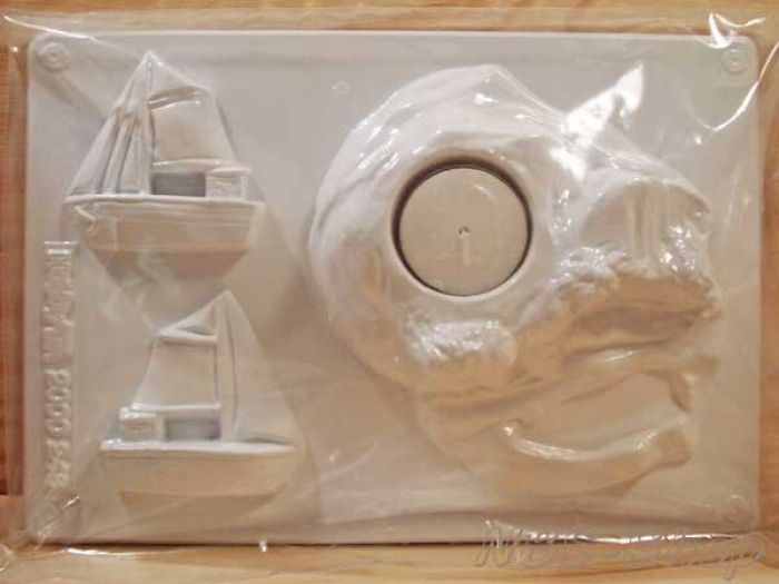 Gießform Kerzenhalter Segeltörn