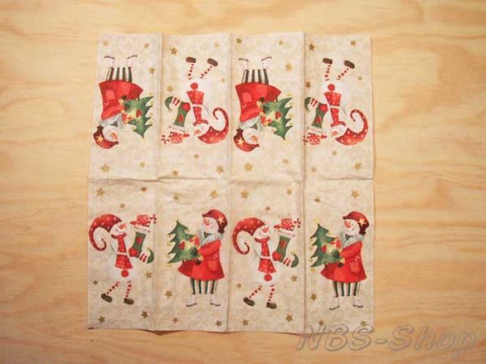 Motiv-Taschentücher - Schneemann