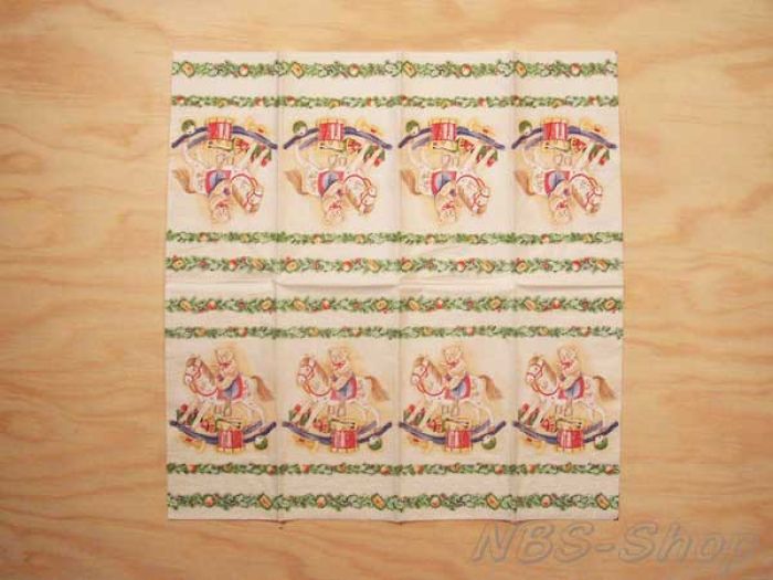 Motiv-Taschentücher - Schaukelpferd