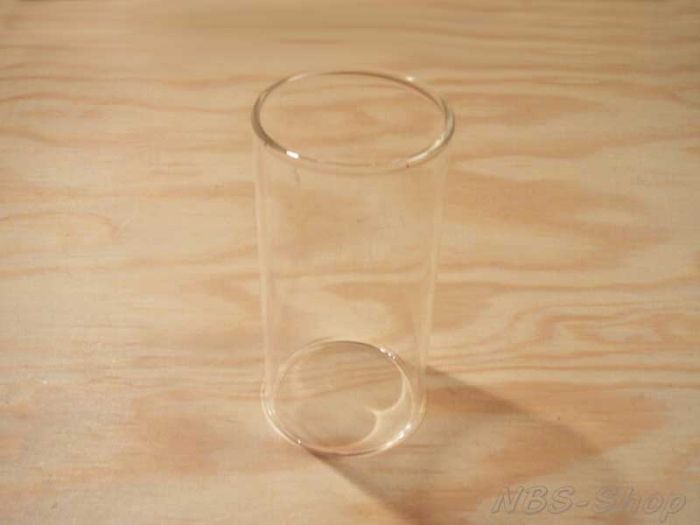 Windlichtglas unten offen