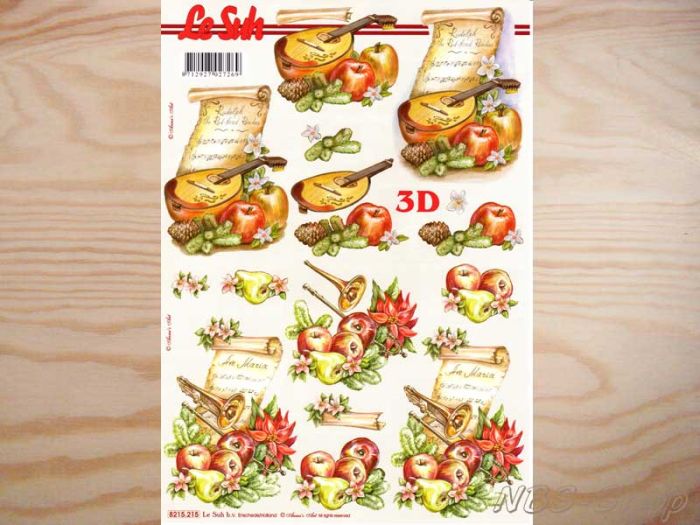 3D Bogen Balalaika und Trompete
